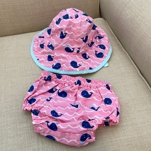 Pottery Barn Kids - Sun hat & diaper Cover 12-18mo